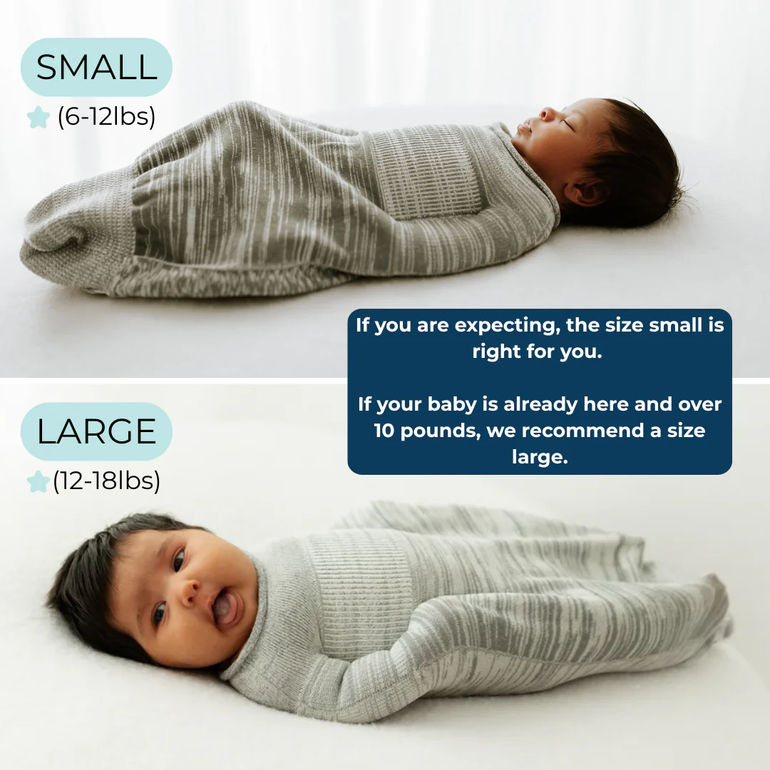Grey Swaddle Sleep Sack - Image 6