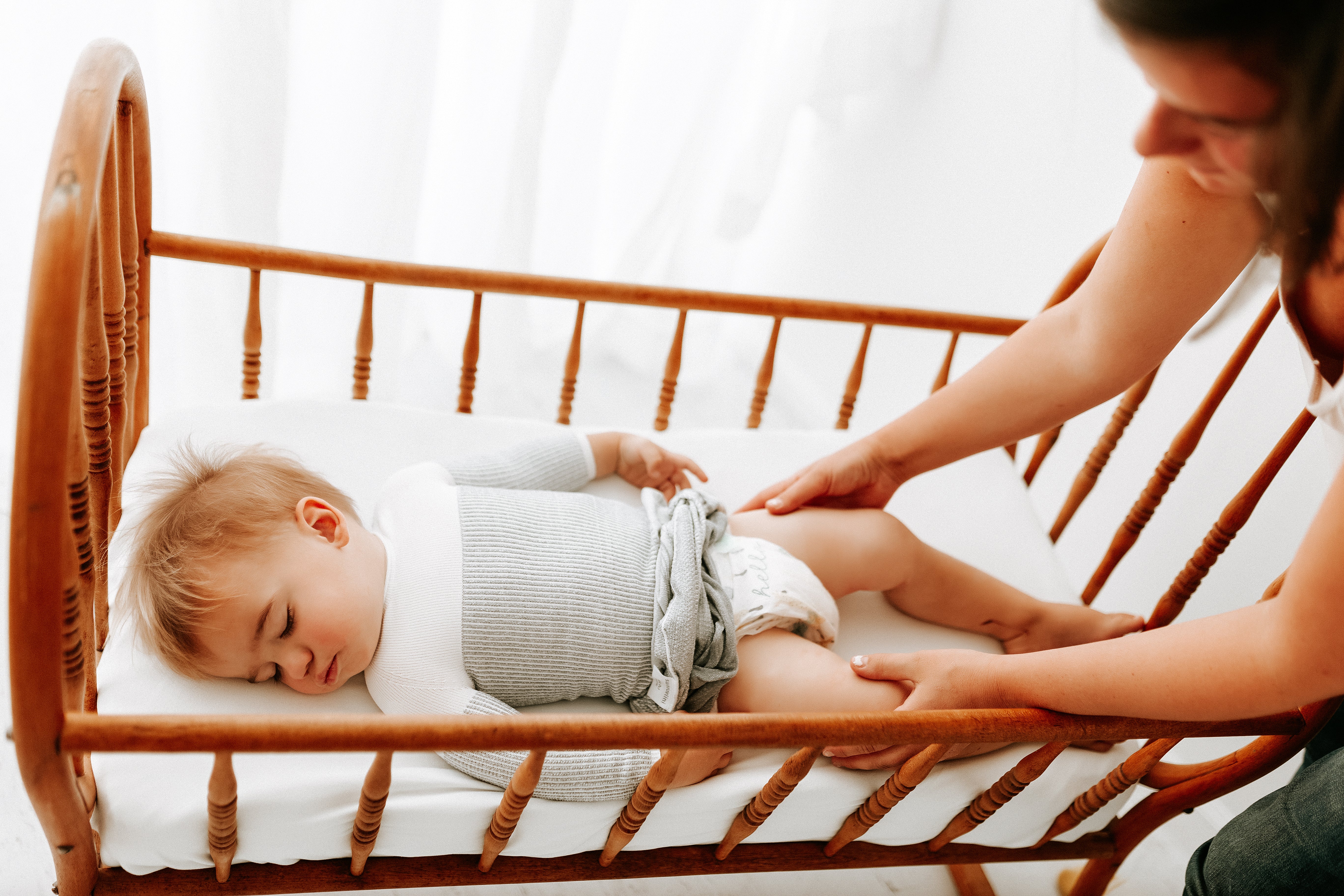 Grey Arms Out™ Long Sleeve Sleep Sack - Image 6