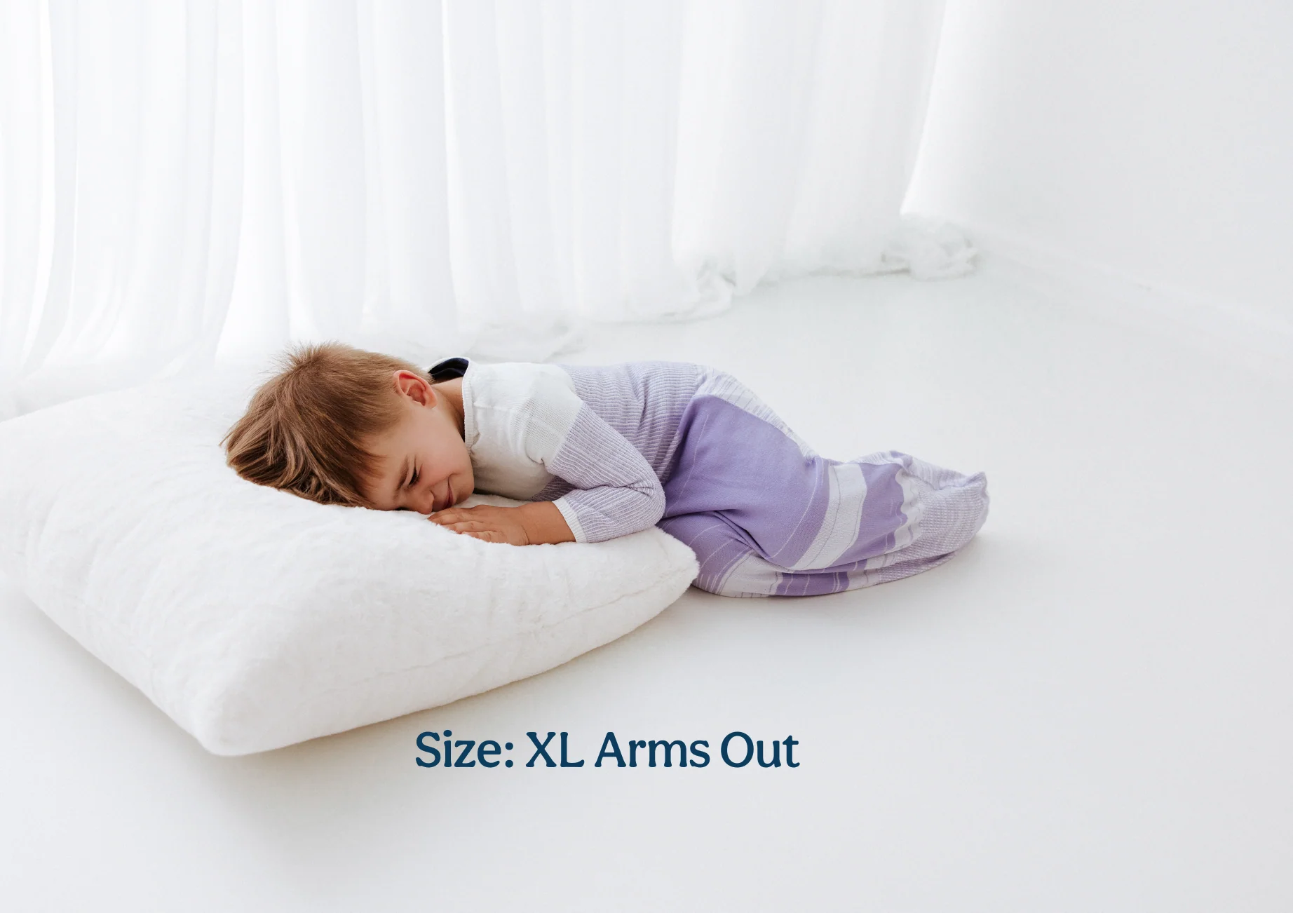 Lavender Arms Out™ Long Sleeve Sleep Sack - Image 3