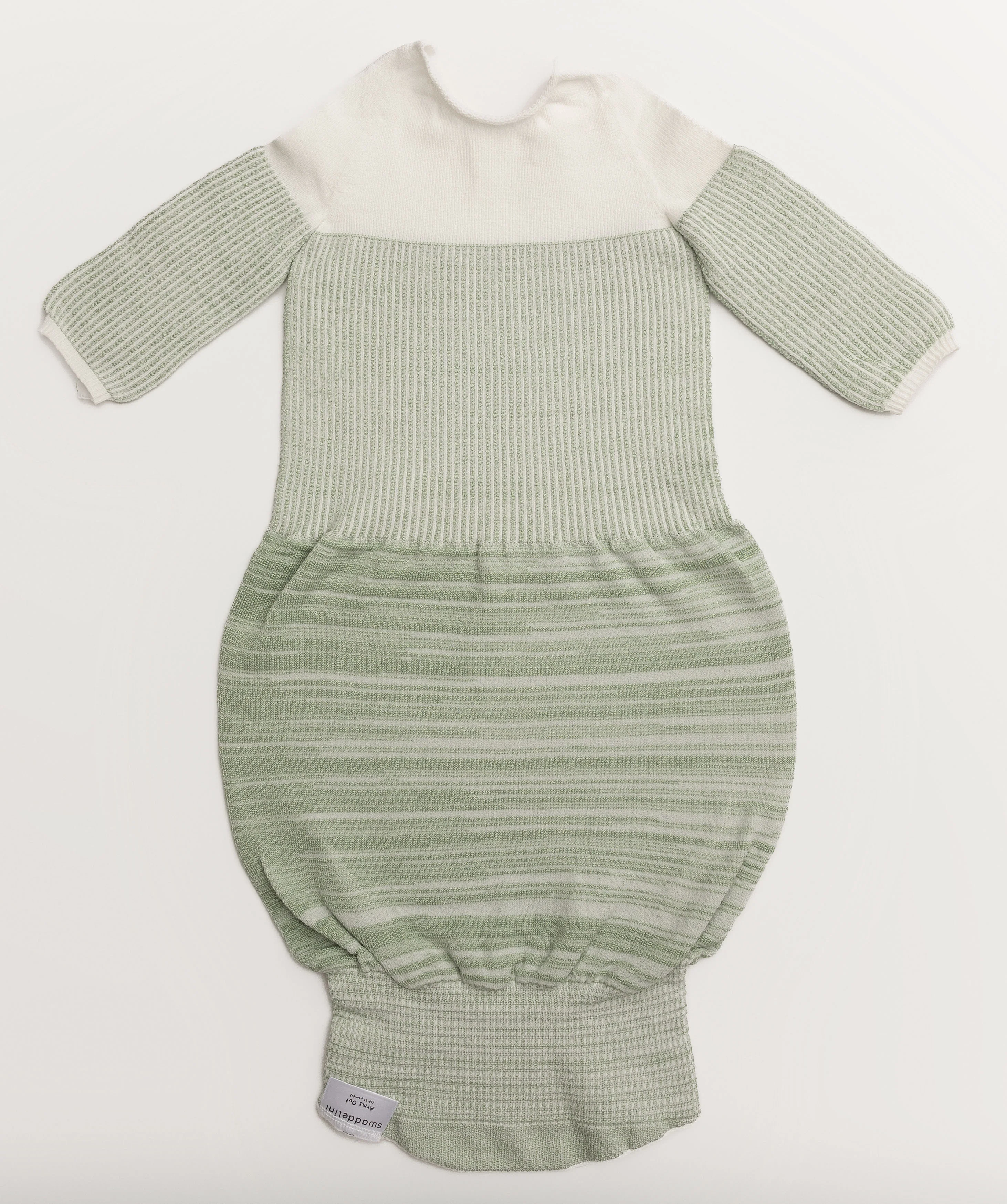 Bamboo Blend Mint Arms Out™ Long Sleeve Sleep Sack - Image 5